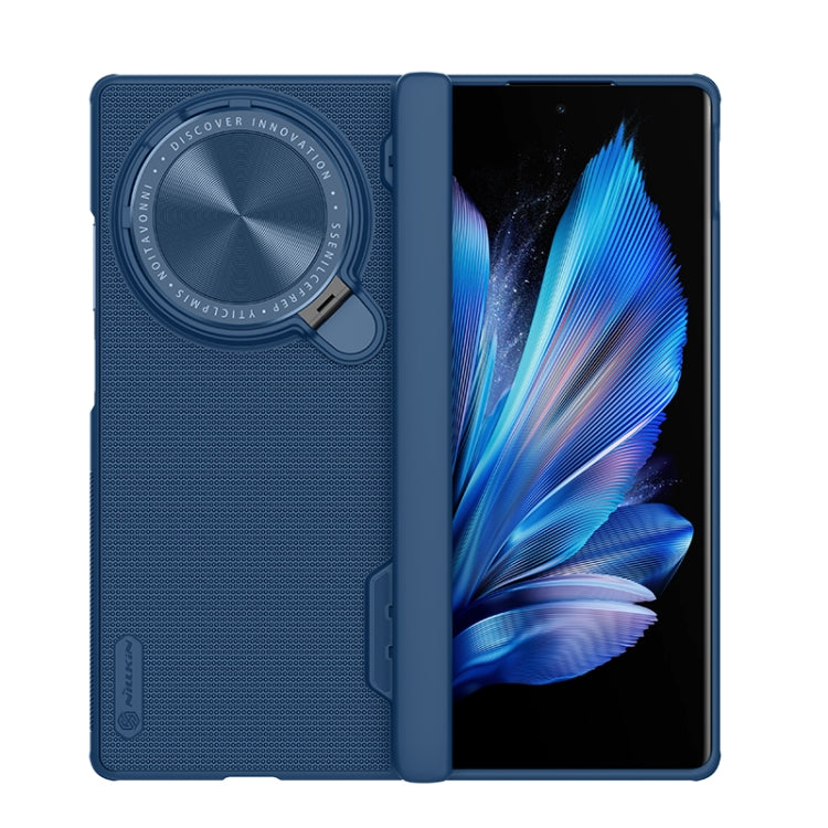 For vivo X Fold3 NILLKIN Super Frosted Shield Prop PC + TPU Phone Case(Blue) - vivo Cases by NILLKIN | Online Shopping South Africa | PMC Jewellery | Buy Now Pay Later Mobicred