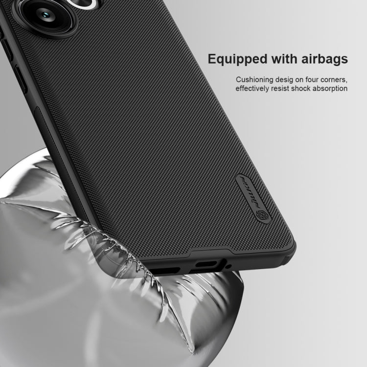 For Xiaomi Redmi Turbo 3 NILLKIN Frosted Shield Pro PC + TPU Phone Case(Green) - Xiaomi Cases by NILLKIN | Online Shopping South Africa | PMC Jewellery