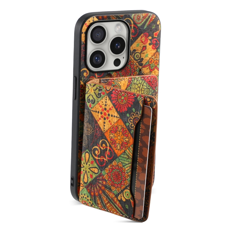 For iPhone 16 Pro Card Slot Holder Phone Case(Autumn Yellow) - iPhone 16 Pro Cases by PMC Jewellery | Online Shopping South Africa | PMC Jewellery | Buy Now Pay Later Mobicred