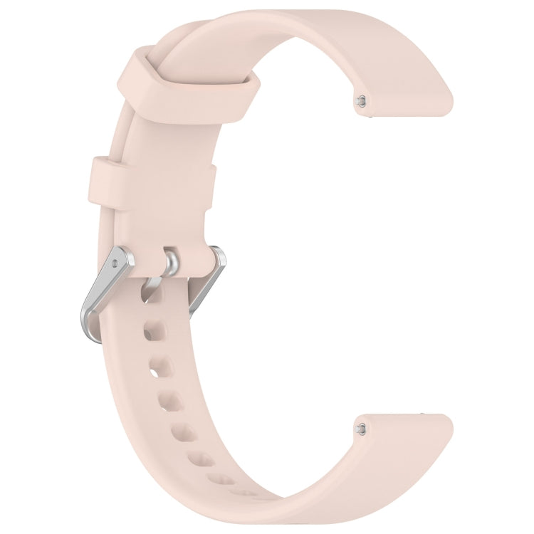 For Garmin Lily 2 14mm Silver Buckle Silicone Watch Band Wristband(Light Pink) - Watch Bands by PMC Jewellery | Online Shopping South Africa | PMC Jewellery