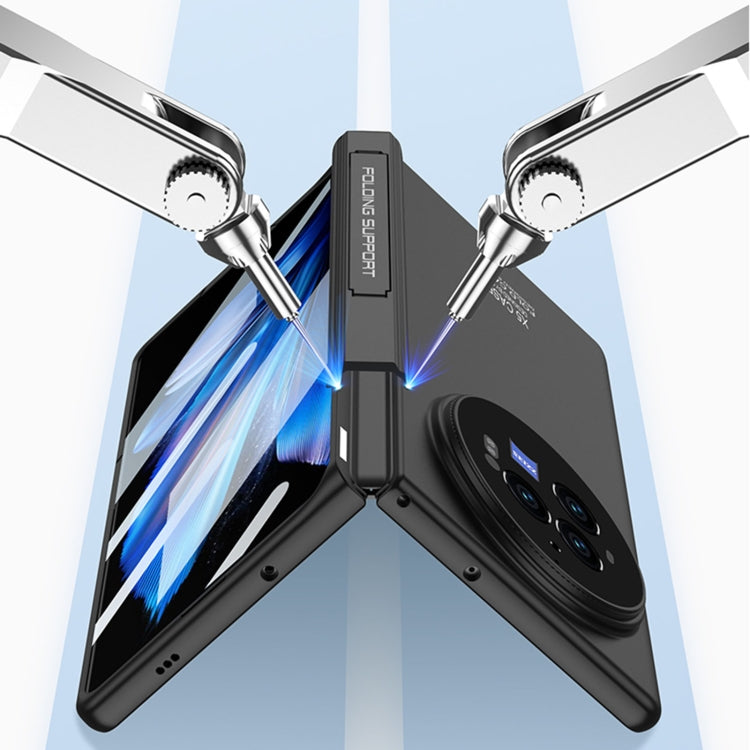 For vivo X Fold3 GKK Integrated Magnetic Folding Hinge All-inclusive Phone Case(Black) - vivo Cases by GKK | Online Shopping South Africa | PMC Jewellery | Buy Now Pay Later Mobicred