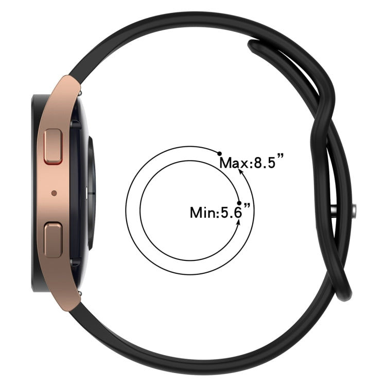 20mm Slim Reverse Buckle Silicone Watch Band(Light Pink) - 20mm Bands by PMC TechLife | Online Shopping South Africa | PMC TechLife