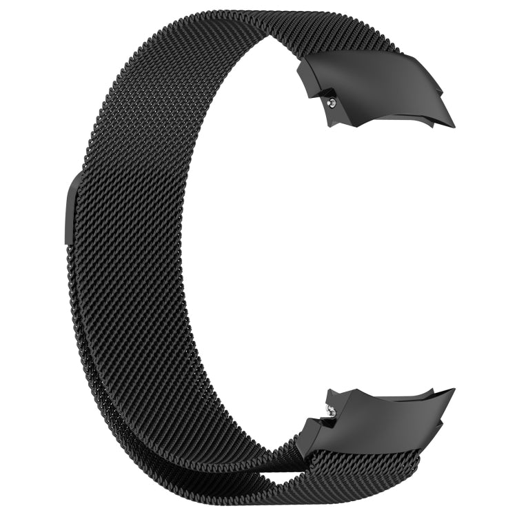 For OPPO Watch X / OnePlus Watch 2 Milan Magnetic Steel Mesh Watch Band(Black) - Watch Bands by PMC Jewellery | Online Shopping South Africa | PMC Jewellery