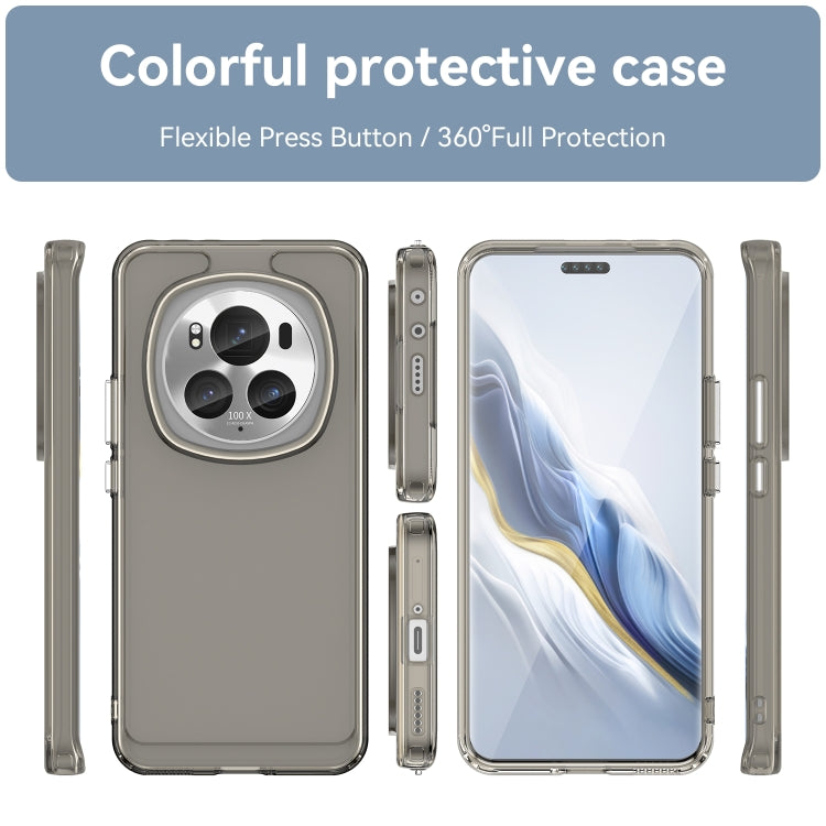 For Honor Magic6 Pro Candy Series TPU Phone Case(Transparent Grey) - Honor Cases by PMC Jewellery | Online Shopping South Africa | PMC Jewellery | Buy Now Pay Later Mobicred