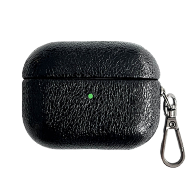 For AirPods 3 Burst Leather Texture Bluetooth Earphone Protective Case(Black) - free shipping - PMC Jewellery - Order now!
