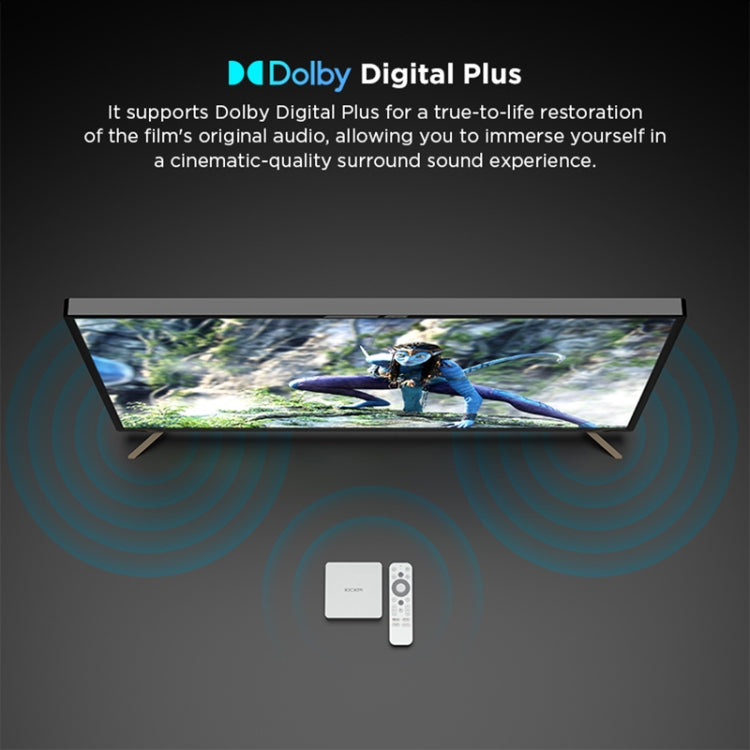 Kickpi KP1 Dual Band WiFi 4K HD Android TV Box, RAM:2GB+32GB(UK Plug) - Amlogic S905 by PMC Jewellery | Online Shopping South Africa | PMC Jewellery | Buy Now Pay Later Mobicred