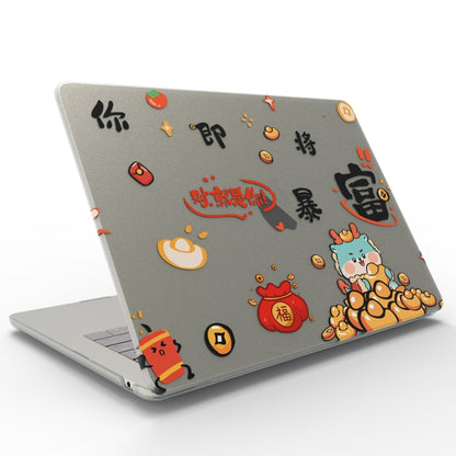 For MacBook Pro 15.4 A1707 / A1990 UV Printed Pattern Laptop Frosted Protective Case(DDC-1689) - MacBook Pro Cases by PMC Jewellery | Online Shopping South Africa | PMC Jewellery | Buy Now Pay Later Mobicred