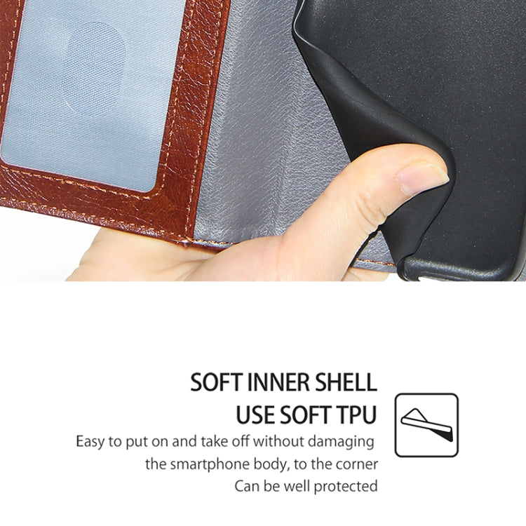 For Motorola Edge 5G 2024 Zipper Bag Leather Phone Case(Brown) - Motorola Cases by PMC Jewellery | Online Shopping South Africa | PMC Jewellery | Buy Now Pay Later Mobicred