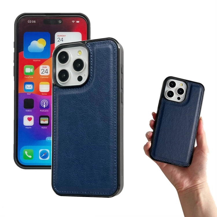 For iPhone 16 Pro Multifunctional Seven Cards Wallet Leather Phone Case(Royal Blue) - iPhone 16 Pro Cases by PMC Jewellery | Online Shopping South Africa | PMC Jewellery | Buy Now Pay Later Mobicred