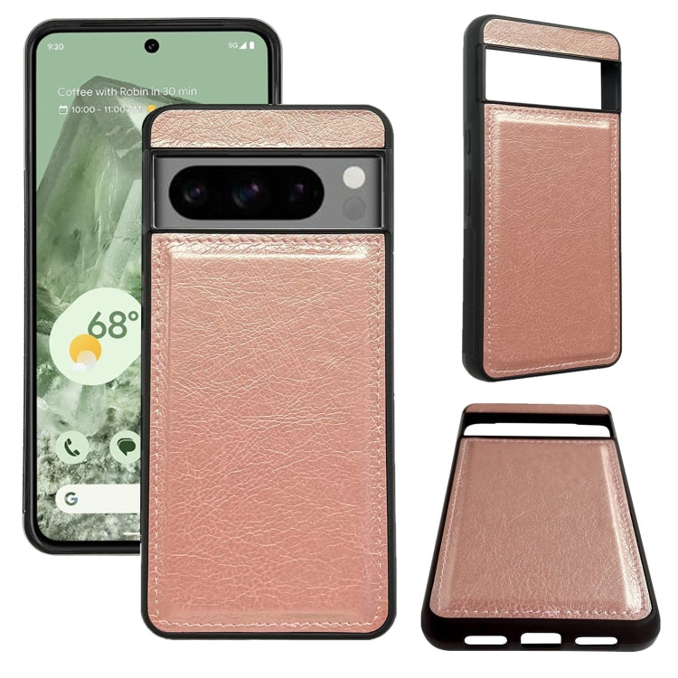 For Google Pixel 9 Pro XL Multifunctional 7-Card Wallet Leather Phone Case(Rose Gold) - Google Cases by PMC Jewellery | Online Shopping South Africa | PMC Jewellery | Buy Now Pay Later Mobicred