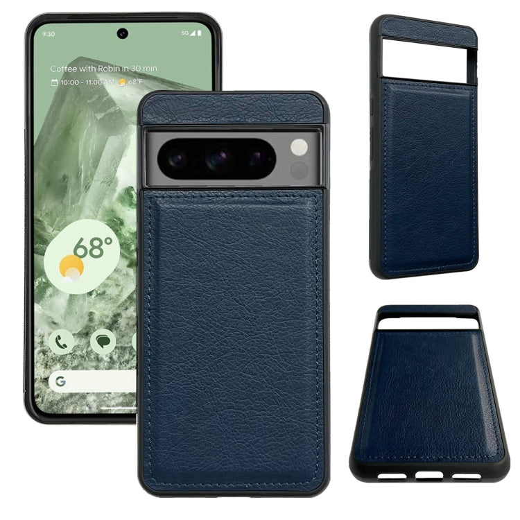 For Google Pixel 8a Multifunctional 7-Card Wallet Leather Phone Case(Royal Blue) - Google Cases by PMC TechLife | Online Shopping South Africa | PMC TechLife | Buy Now Pay Later Mobicred