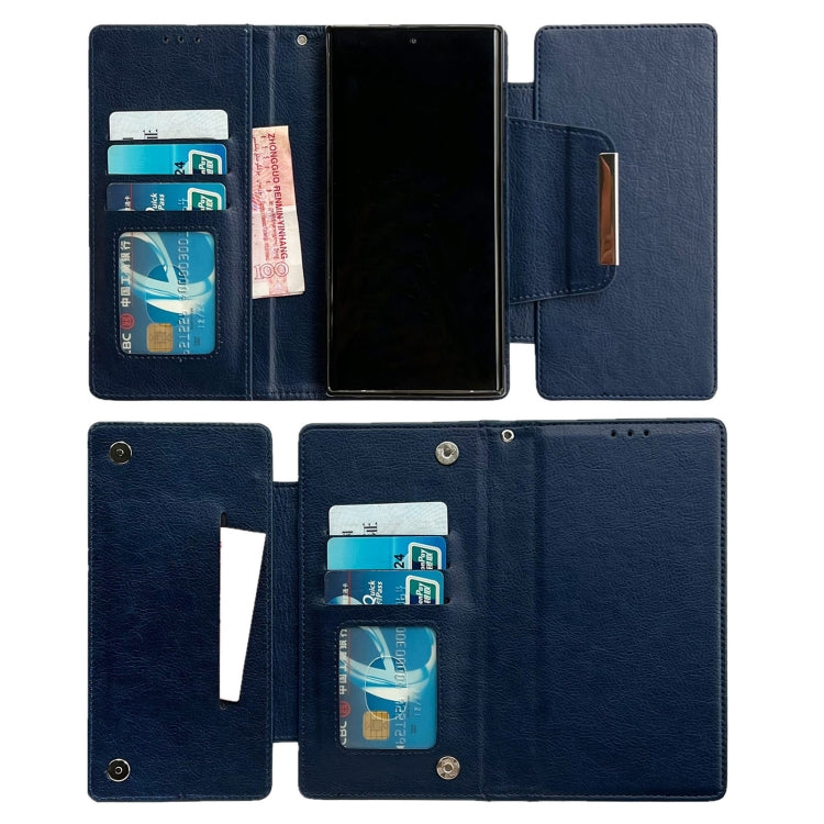For Google Pixel 6 Multifunctional 7-Card Wallet Leather Phone Case(Royal Blue) - Google Cases by PMC TechLife | Online Shopping South Africa | PMC TechLife | Buy Now Pay Later Mobicred