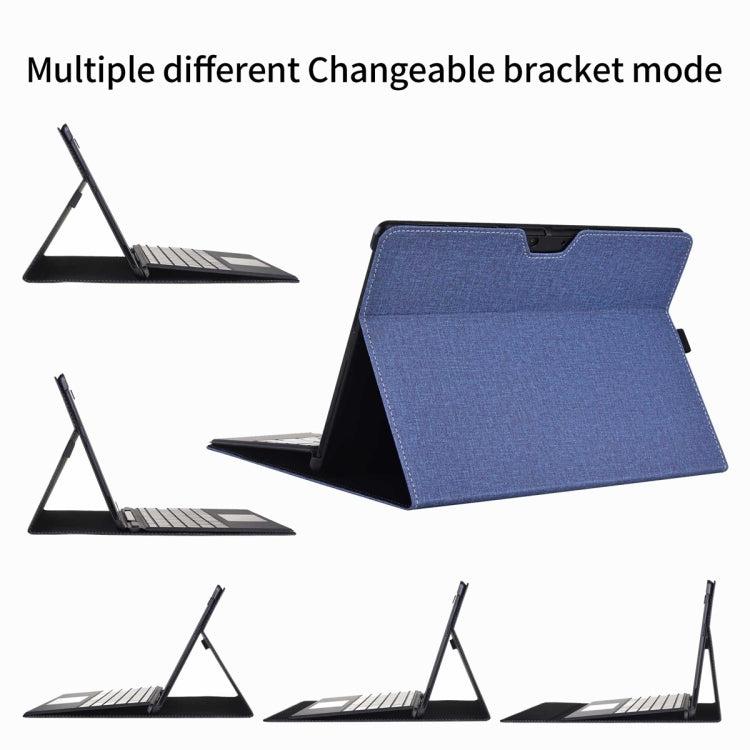 For Microsoft Surface Pro 10 Cloth Texture PC Tablet Protective Case(Dark Blue) - Others by PMC TechLife | Online Shopping South Africa | PMC TechLife | Buy Now Pay Later Mobicred
