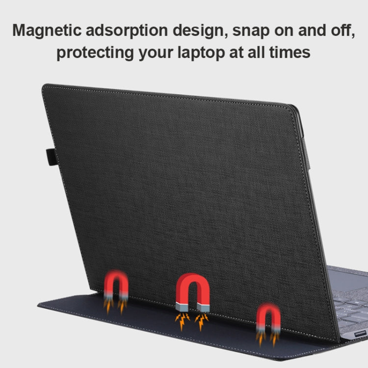 For Microsoft Surface Laptop 6 15 inch Laptop PU Leather Protective Case(Coffee Color) - Others by PMC TechLife | Online Shopping South Africa | PMC TechLife | Buy Now Pay Later Mobicred