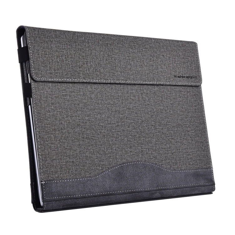 For Lenovo ThinkPad X1 Yoga Gen 4 Cloth Texture Laptop Leather Protective Case(Space Ash) - Other by PMC Jewellery | Online Shopping South Africa | PMC Jewellery | Buy Now Pay Later Mobicred