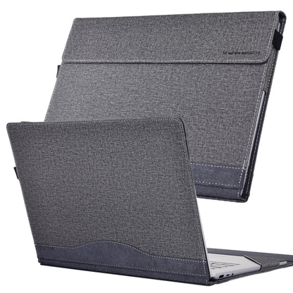 For Lenovo ThinkPad X1 Carbon 14 Gen 5 Cloth Texture Laptop Leather Protective Case(Space Ash) - Other by PMC Jewellery | Online Shopping South Africa | PMC Jewellery | Buy Now Pay Later Mobicred