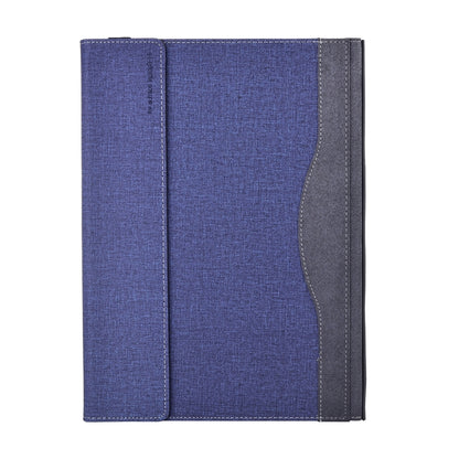 For Lenovo ThinkPad X1 Carbon 14 Gen 6 Cloth Texture Laptop Leather Protective Case(Deep Blue) - Other by PMC Jewellery | Online Shopping South Africa | PMC Jewellery | Buy Now Pay Later Mobicred