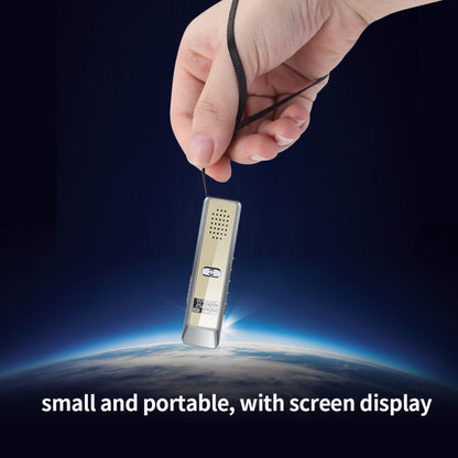 JNN Q7 Mini Portable Voice Recorder with OLED Screen, Memory:4GB(Grey+Gold) - Recording Pen by JNN | Online Shopping South Africa | PMC Jewellery | Buy Now Pay Later Mobicred