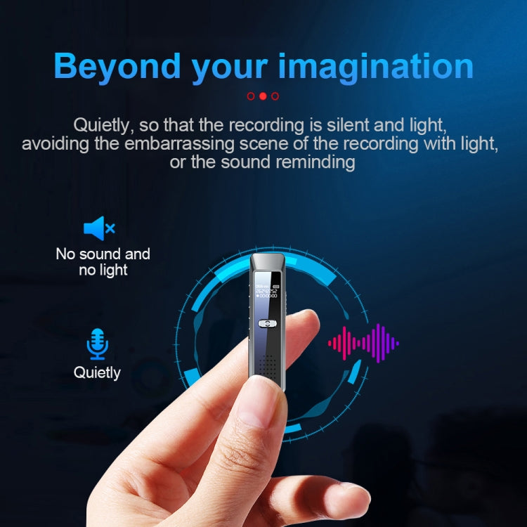 JNN Q7 Mini Portable Voice Recorder with OLED Screen, Memory:4GB(Metal Gray) - Recording Pen by JNN | Online Shopping South Africa | PMC TechLife | Buy Now Pay Later Mobicred