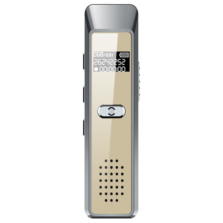 JNN Q7 Mini Portable Voice Recorder with OLED Screen, Memory:32GB(Grey+Gold) - Recording Pen by JNN | Online Shopping South Africa | PMC Jewellery | Buy Now Pay Later Mobicred