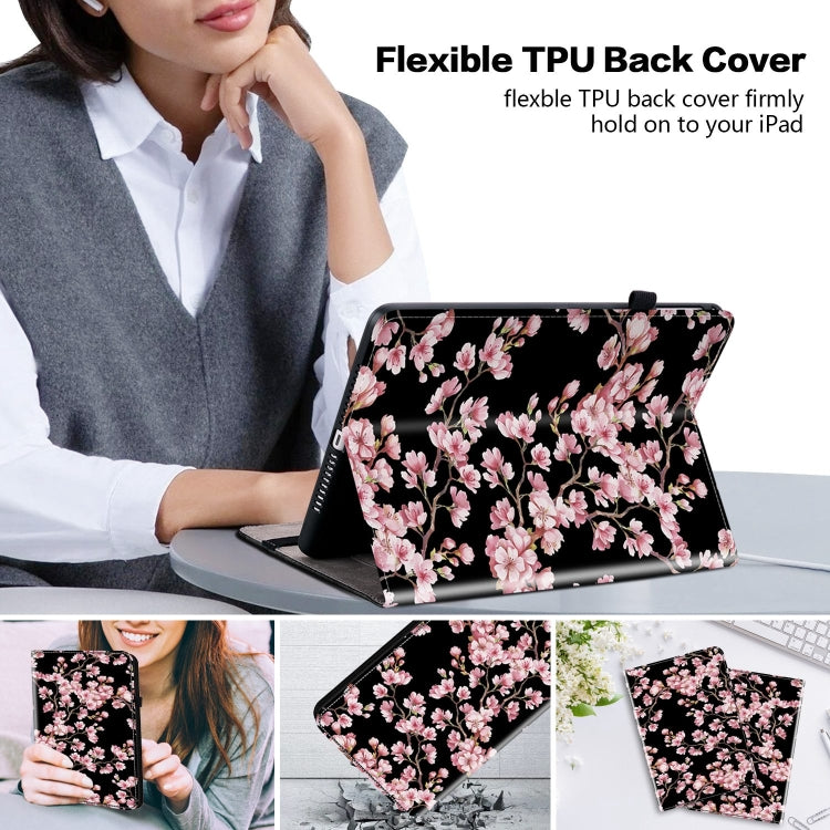 For Lenovo Tab P11 / Xiaoxin Pad Plus Crystal Texture Painted Leather Tablet Case(Plum Bossom) - Lenovo by PMC TechLife | Online Shopping South Africa | PMC TechLife | Buy Now Pay Later Mobicred