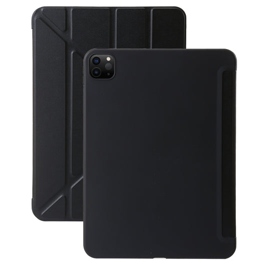 For iPad Pro 11 2024 TPU Deformation Flip Leather Tablet Case with Holder(Black) - iPad Pro 11 2024 Cases by PMC Jewellery | Online Shopping South Africa | PMC Jewellery | Buy Now Pay Later Mobicred