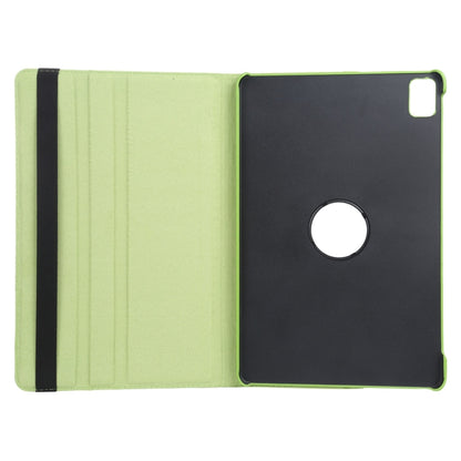For iPad Pro 13 2024 360 Degree Rotation Litchi Texture Leather Tablet Case with Holder(Green) - iPad Pro 13 2024 Cases by PMC Jewellery | Online Shopping South Africa | PMC Jewellery | Buy Now Pay Later Mobicred