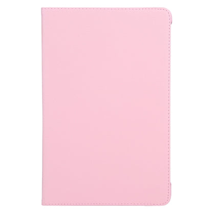 For iPad Air 11 2024 360 Degree Rotation Litchi Texture Leather Tablet Case with Holder(Pink) - iPad Air 11 2024 Cases by PMC Jewellery | Online Shopping South Africa | PMC Jewellery | Buy Now Pay Later Mobicred