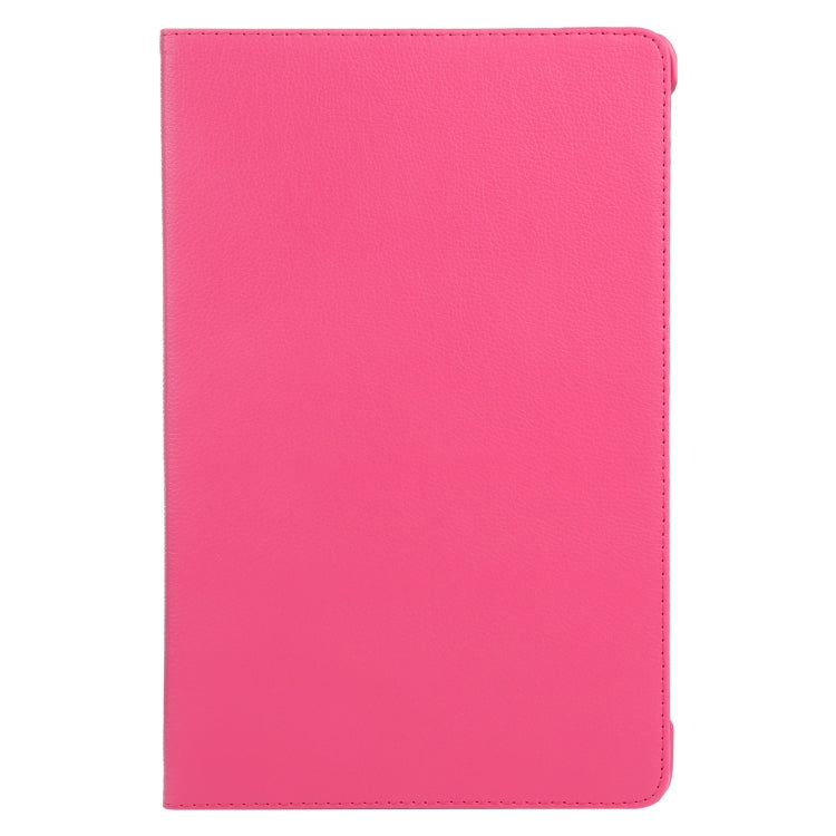 For iPad Air 11 2024 360 Degree Rotation Litchi Texture Leather Tablet Case with Holder(Rose Red) - iPad Air 11 2024 Cases by PMC Jewellery | Online Shopping South Africa | PMC Jewellery | Buy Now Pay Later Mobicred