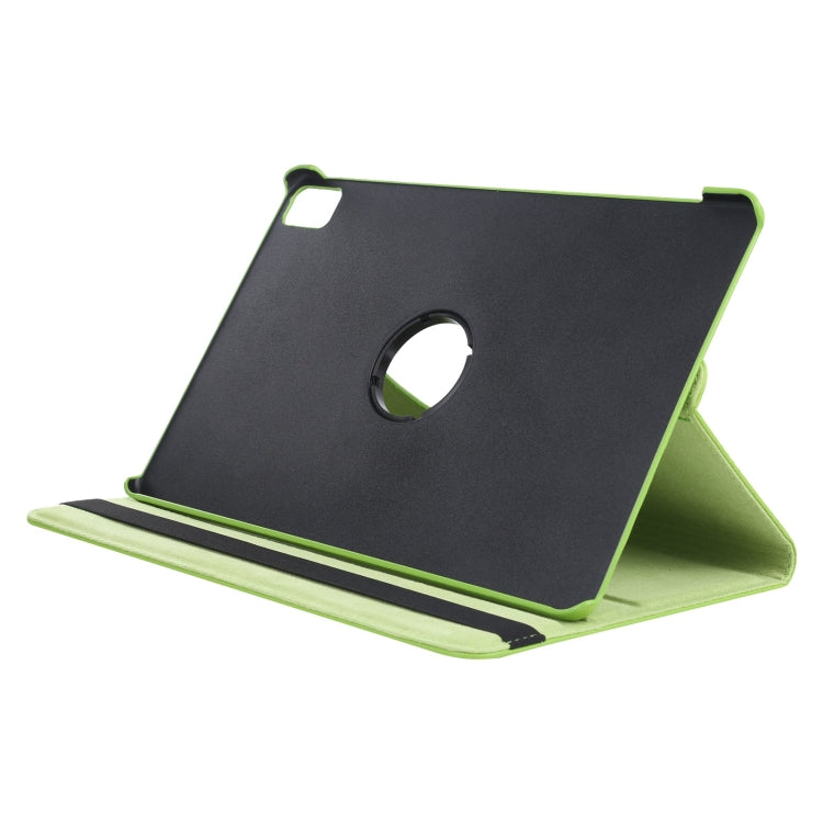 For iPad Pro 11 2024 360 Degree Rotation Litchi Texture Leather Tablet Case with Holder(Green) - iPad Pro 11 2024 Cases by PMC Jewellery | Online Shopping South Africa | PMC Jewellery | Buy Now Pay Later Mobicred