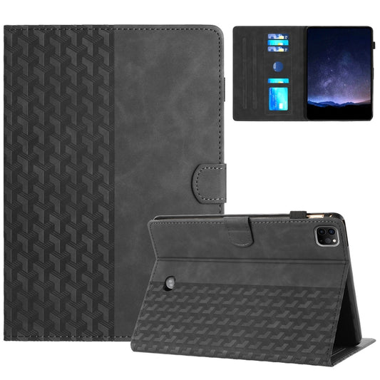 For iPad Pro 11 2024 Building Blocks Embossed Leather Smart Tablet Case(Black) - iPad Pro 11 2024 Cases by PMC Jewellery | Online Shopping South Africa | PMC Jewellery | Buy Now Pay Later Mobicred