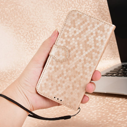 For Huawei Pura 70 Pro / Pro+ Honeycomb Dot Texture Leather Phone Case(Gold) - Huawei Cases by PMC Jewellery | Online Shopping South Africa | PMC Jewellery | Buy Now Pay Later Mobicred