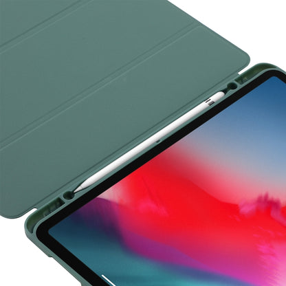 For iPad Pro 13 2024 Skin Feel Tri-fold Leather Tablet Case with Pen Slot(Light Blue) - iPad Pro 13 2024 Cases by PMC Jewellery | Online Shopping South Africa | PMC Jewellery | Buy Now Pay Later Mobicred