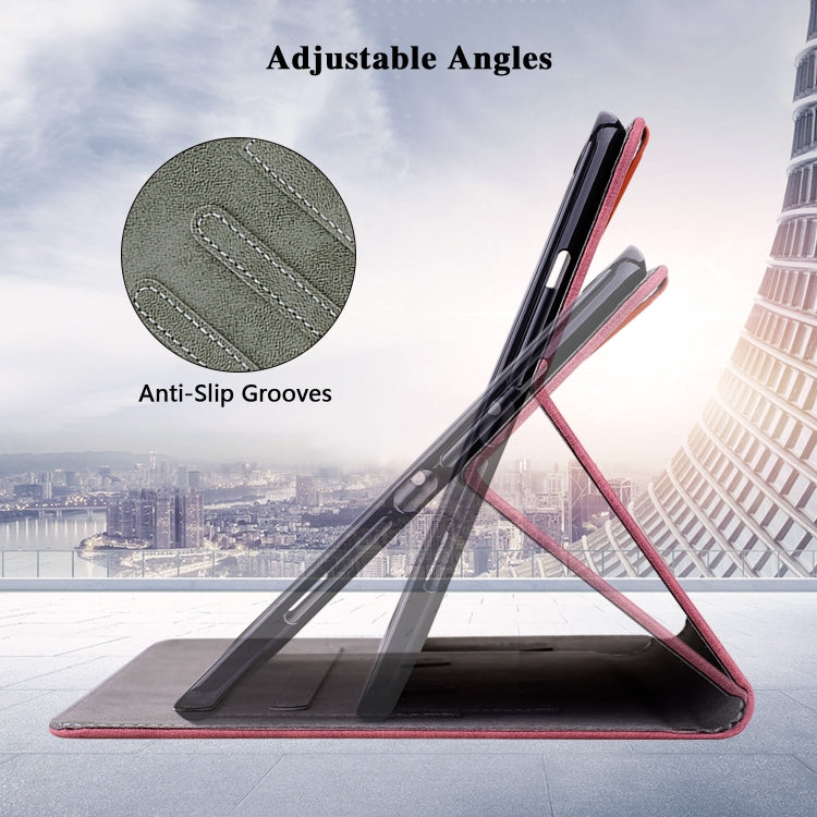 For iPad Pro 11 2024 Embossed Tiger Pattern Leather Tablet Case(Red) - iPad Pro 11 2024 Cases by PMC TechLife | Online Shopping South Africa | PMC TechLife | Buy Now Pay Later Mobicred