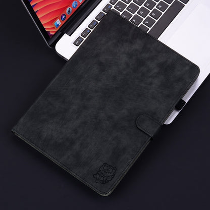 For iPad Pro 11 2024 Embossed Tiger Pattern Leather Tablet Case(Black) - iPad Pro 11 2024 Cases by PMC Jewellery | Online Shopping South Africa | PMC Jewellery | Buy Now Pay Later Mobicred