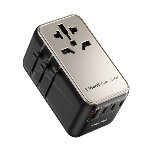 MOMAX UA15 1-World+ 120W Gallium Nitride Global Conversion Socket Power Adapter - USB Charger by MOMAX | Online Shopping South Africa | PMC Jewellery | Buy Now Pay Later Mobicred