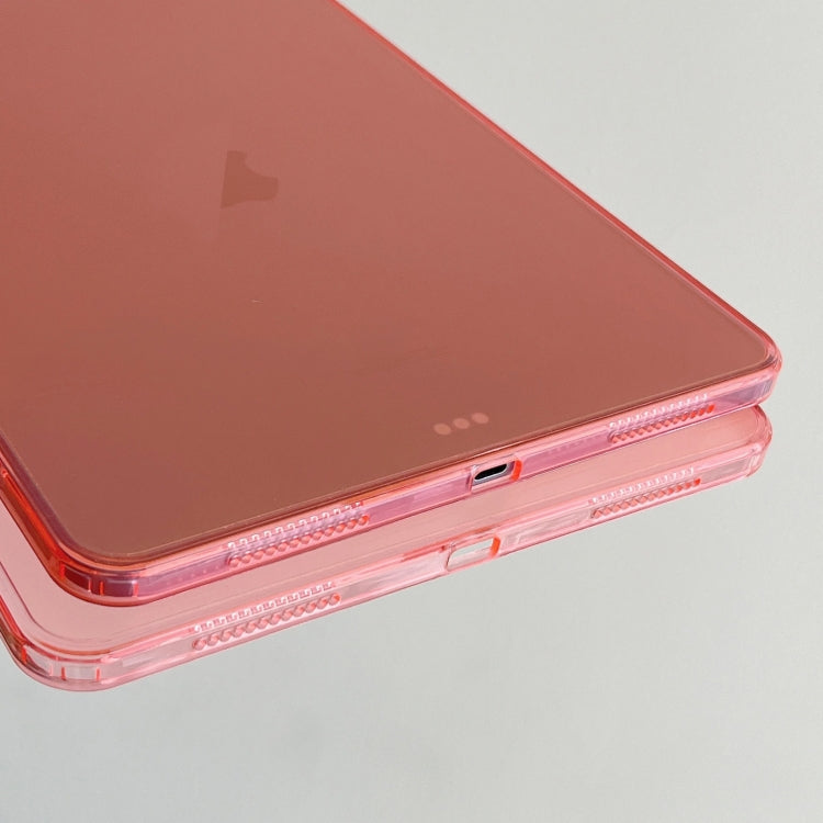 For iPad Air 11 2024 / Air 2022 10.9 Skin-feeling Crystal Clear Acrylic Tablet Case(Pink) - iPad Air 11 2024 Cases by PMC Jewellery | Online Shopping South Africa | PMC Jewellery | Buy Now Pay Later Mobicred