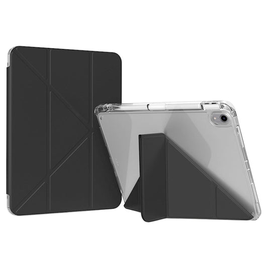For iPad Air 11 2024 / Air 5 / 4 GEBEI Deformation Leather Tablet Case(Black) - iPad Air 11 2024 Cases by GEBEI | Online Shopping South Africa | PMC Jewellery | Buy Now Pay Later Mobicred