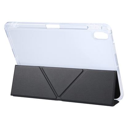 For iPad Air 11 2024 / Air 5 / 4 GEBEI Deformation Leather Tablet Case(Black) - iPad Air 11 2024 Cases by GEBEI | Online Shopping South Africa | PMC Jewellery | Buy Now Pay Later Mobicred