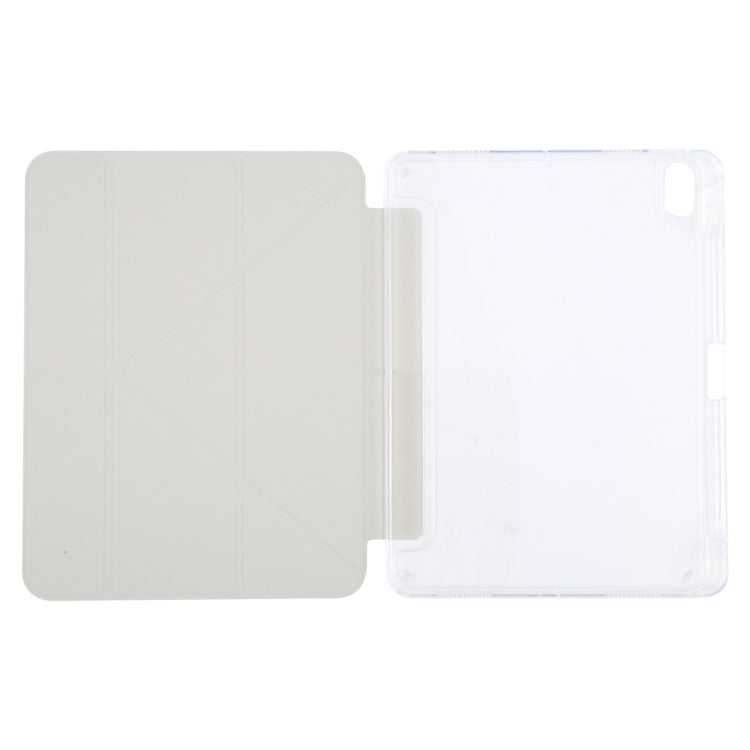 For iPad mini 2024 / mini 6 GEBEI Deformation Leather Tablet Case(Grey) - free shipping - PMc TechLife - Order now!