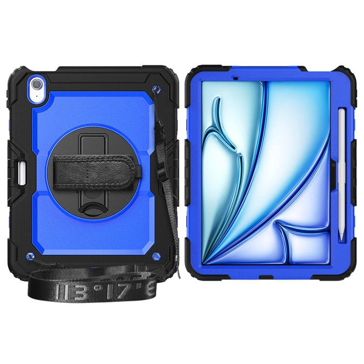 For iPad Air 11 2024 / Air 11 2025 Silicone Hybrid PC Tablet Protective Case(Dark Blue+Black) - iPad Air 11 2025 / 2024 Cases by PMC Jewellery | Online Shopping South Africa | PMC Jewellery | Buy Now Pay Later Mobicred