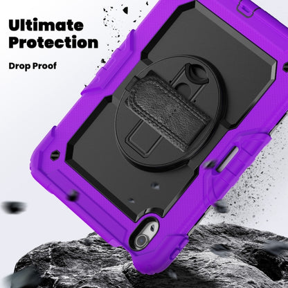 For iPad Air 11 2024 Silicone + PC Tablet Protective Case(Purple+Black) - iPad Air 11 2024 Cases by PMC Jewellery | Online Shopping South Africa | PMC Jewellery | Buy Now Pay Later Mobicred