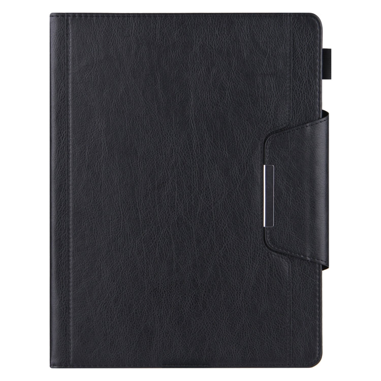 For iPad Pro 13 2024 Solid Color Metal Buckle Leather Smart Tablet Case(Black) - iPad Pro 13 2024 Cases by PMC Jewellery | Online Shopping South Africa | PMC Jewellery | Buy Now Pay Later Mobicred