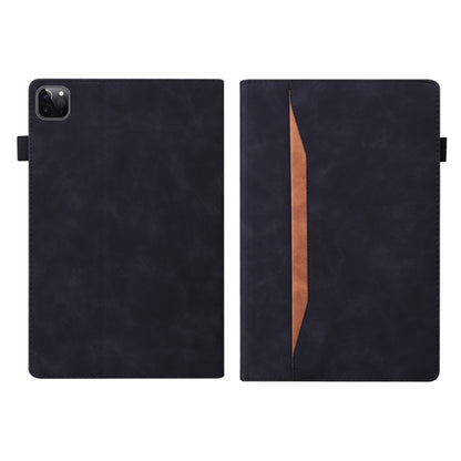 For iPad Pro 13 2024 Splicing Shockproof Leather Tablet Case(Black) - iPad Pro 13 2024 Cases by PMC Jewellery | Online Shopping South Africa | PMC Jewellery | Buy Now Pay Later Mobicred