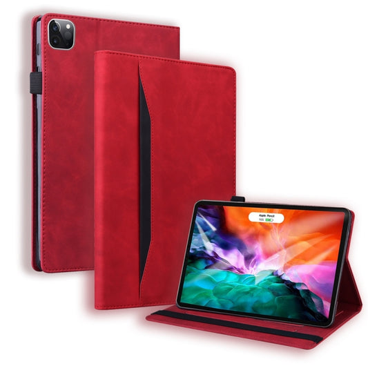 For iPad Pro 11 2024 Splicing Shockproof Leather Tablet Case(Red) - iPad Pro 11 2024 Cases by PMC Jewellery | Online Shopping South Africa | PMC Jewellery | Buy Now Pay Later Mobicred