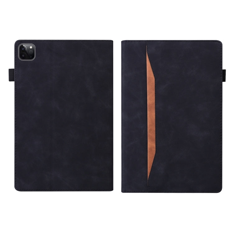 For iPad Pro 11 2024 Splicing Shockproof Leather Tablet Case(Black) - iPad Pro 11 2024 Cases by PMC Jewellery | Online Shopping South Africa | PMC Jewellery | Buy Now Pay Later Mobicred