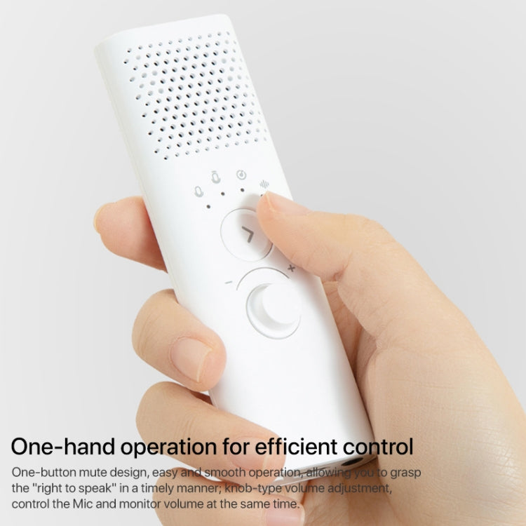 Xiaomi Youpin Yuemi USB Desktop Noise Reduction Wired Microphone(White) - Microphone by Xiaomi | Online Shopping South Africa | PMC Jewellery | Buy Now Pay Later Mobicred