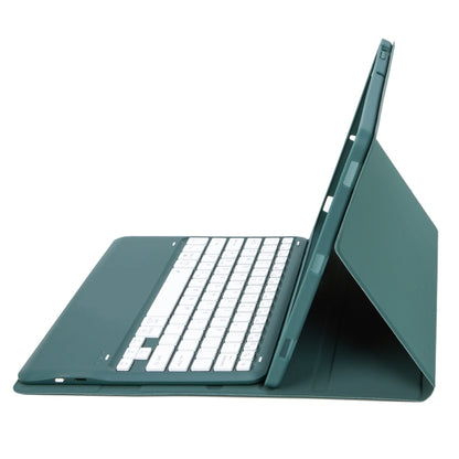 For iPad Pro 13 2024 A13B Detachable Ultra-Thin Bluetooth Keyboard Leather Tablet Case with Pen Slot(Dark Green) - For iPad Pro by PMC Jewellery | Online Shopping South Africa | PMC Jewellery | Buy Now Pay Later Mobicred