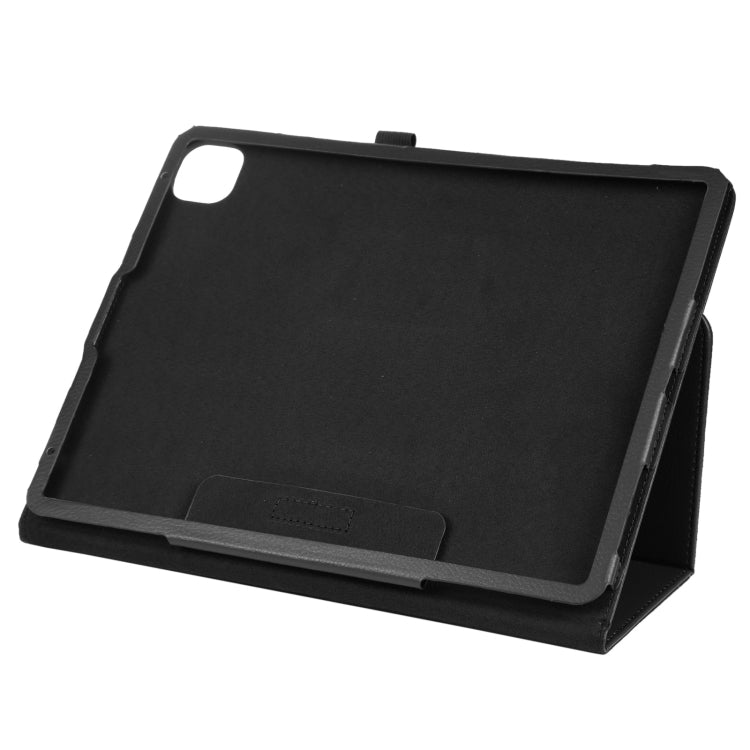 For iPad Pro 13 2024 Litchi Texture Solid Color Leather Tablet Case(Black) - iPad Pro 13 2024 Cases by PMC TechLife | Online Shopping South Africa | PMC TechLife | Buy Now Pay Later Mobicred