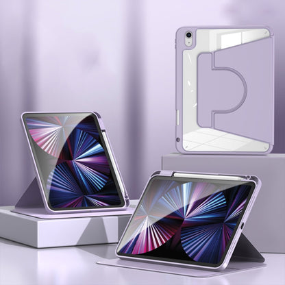 For iPad Pro 13 2024 2 in 1 Acrylic Split Rotating Leather Tablet Case(Lavender) - iPad Pro 13 2024 Cases by PMC Jewellery | Online Shopping South Africa | PMC Jewellery | Buy Now Pay Later Mobicred